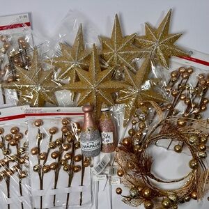 Gold Glam Christmas Craft Bundle 🎄✨ Ashland Picks • Stars •